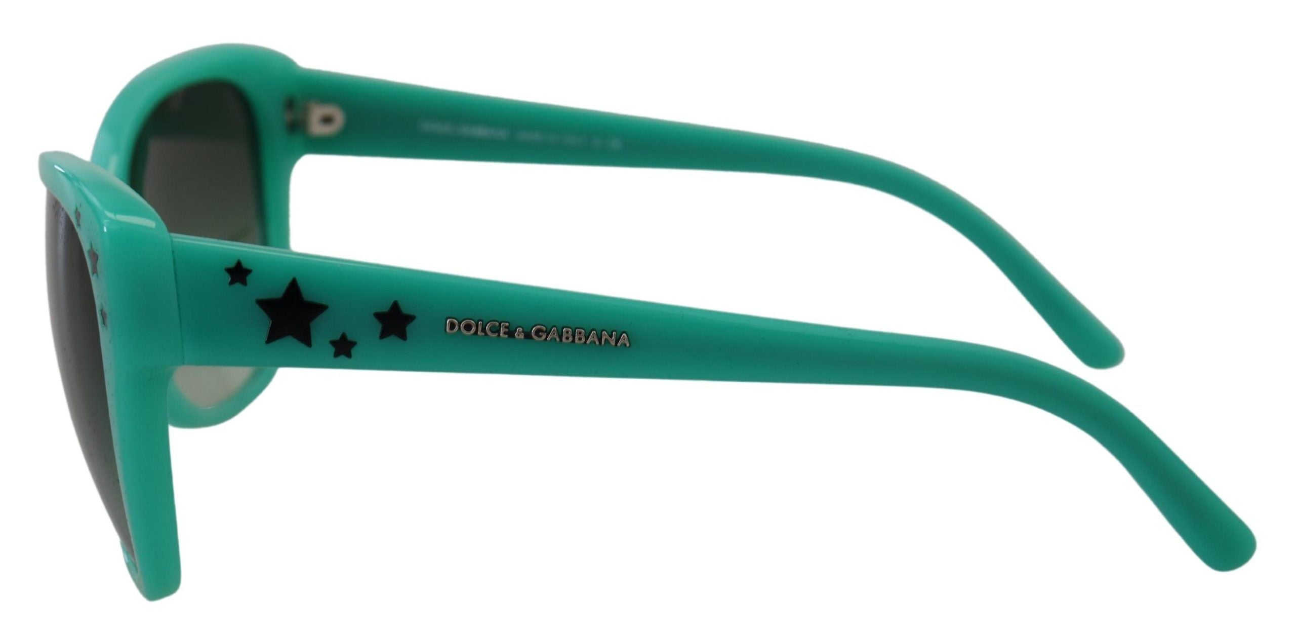 Dolce & Gabbana Green Stars Acetate Square Shades DG4124 Sunglasses