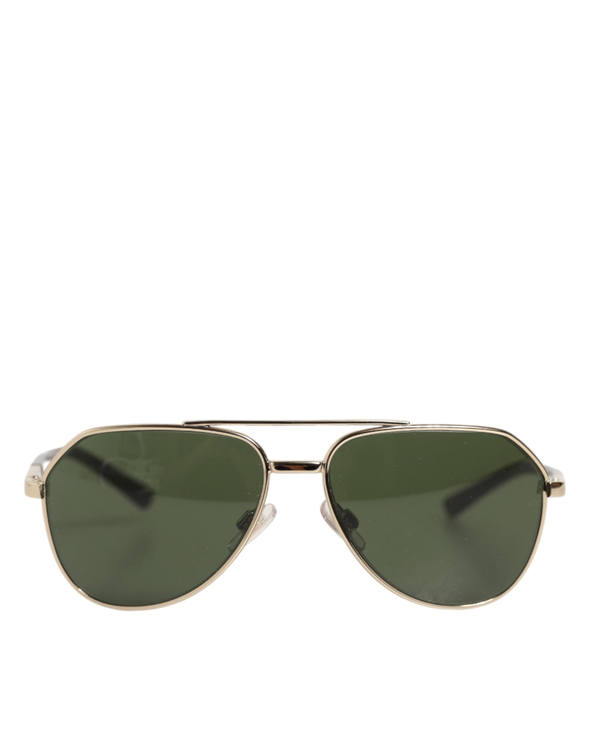 Dolce & Gabbana DG2125 Silver Frame Aviator Shades Eyewear Sunglasses