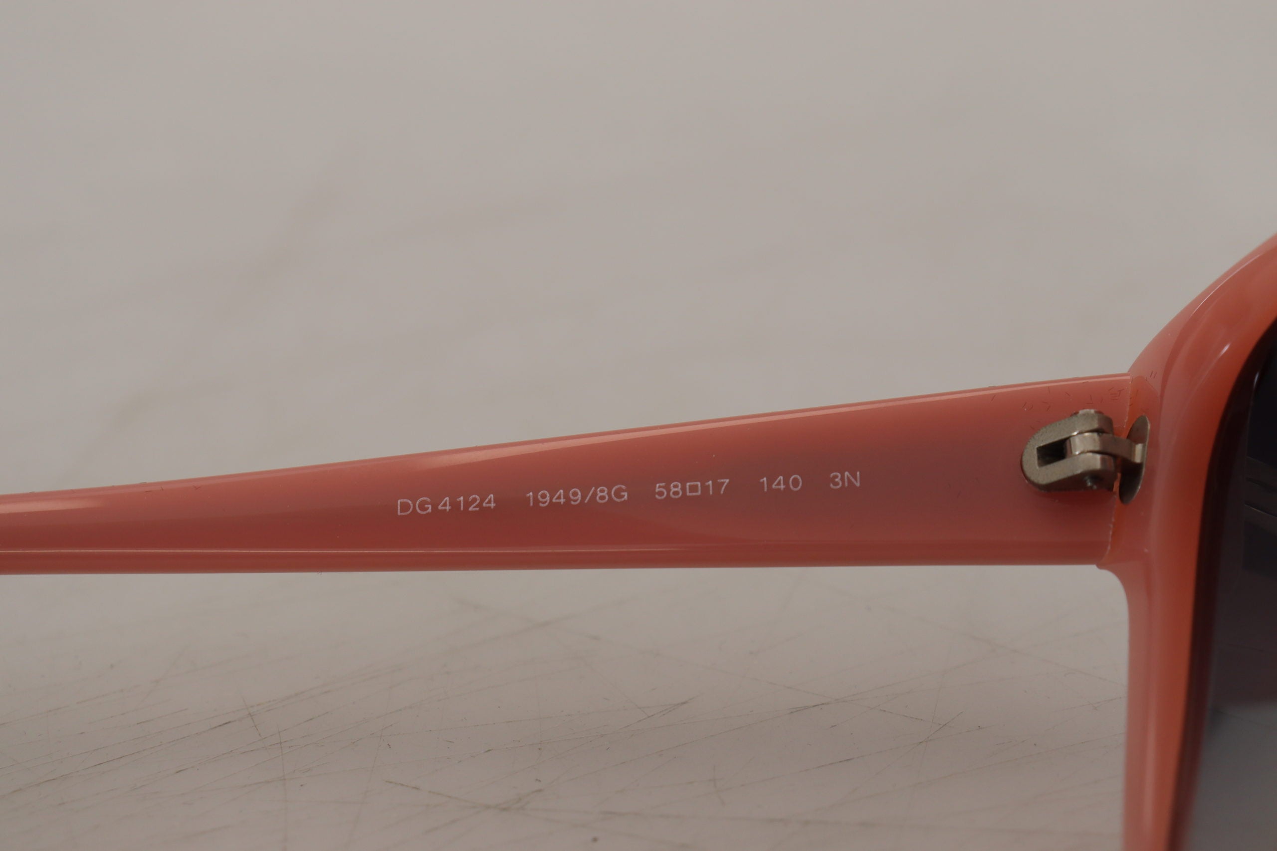 Dolce & Gabbana Pink Acetate Frame Stars Embellishment DG4124 Sunglasses