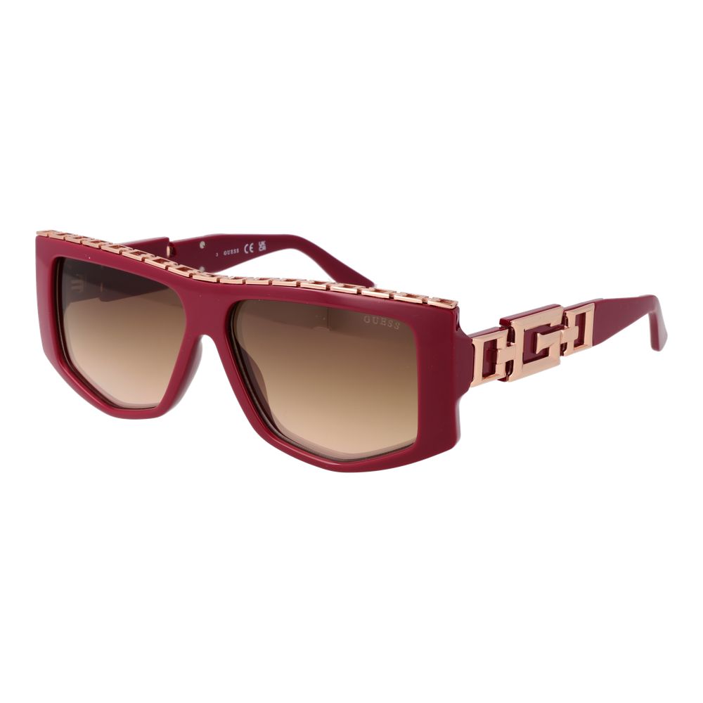 Guess Red Stainless Steel Sunglasses