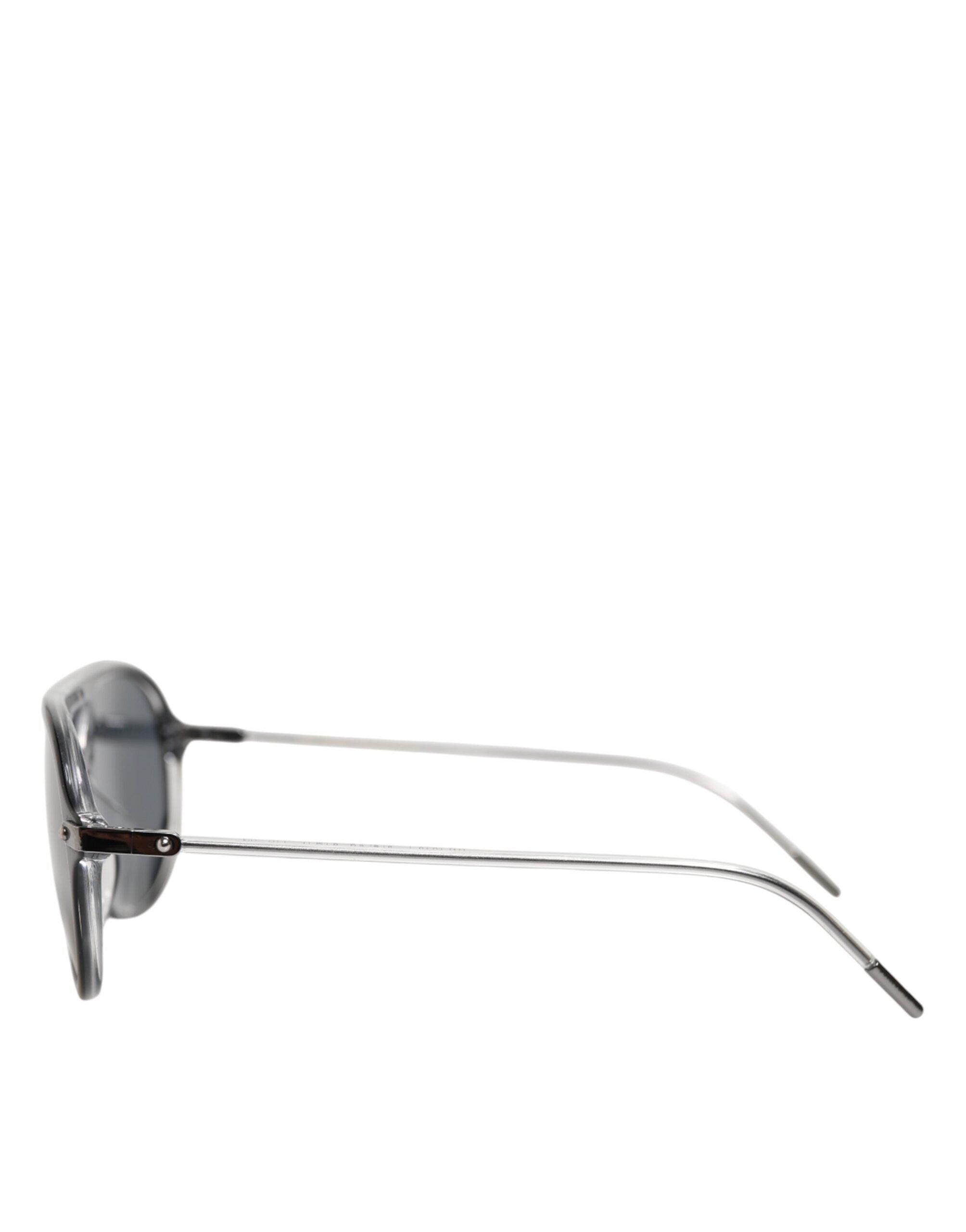 Dolce & Gabbana DG4343F Black Acetate Frame Pilot Shades Sunglasses