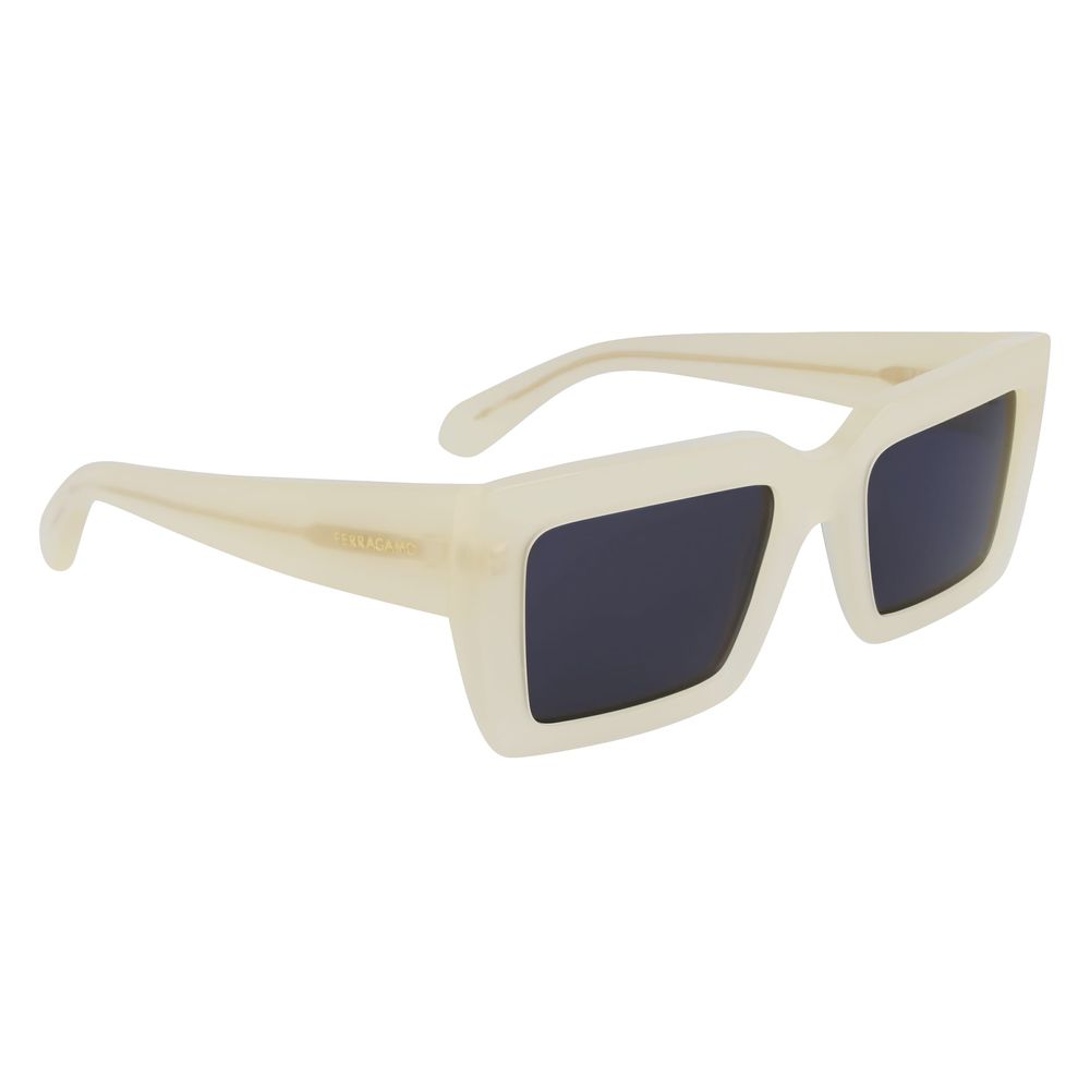 Ferragamo Gray Acetate Sunglasses